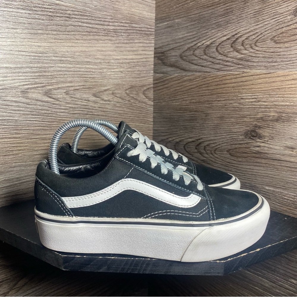 Vans Black and White Women's Shoes